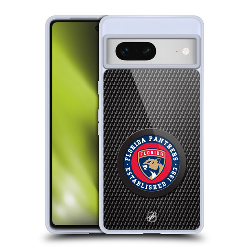 NHL Florida Panthers Puck Texture Soft Gel Case for Google Pixel 7