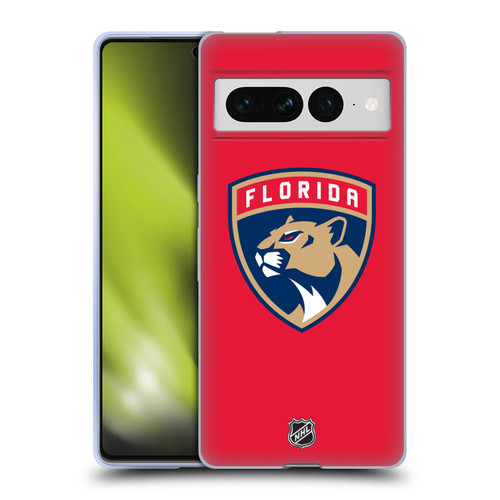 NHL Florida Panthers Plain Soft Gel Case for Google Pixel 7 Pro