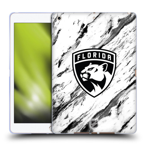 NHL Florida Panthers Marble Soft Gel Case for Apple iPad 10.2 2019/2020/2021