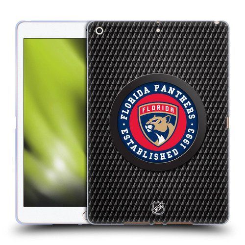 NHL Florida Panthers Puck Texture Soft Gel Case for Apple iPad 10.2 2019/2020/2021