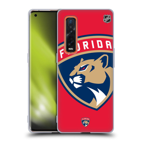 NHL Florida Panthers Oversized Soft Gel Case for OPPO Find X2 Pro 5G