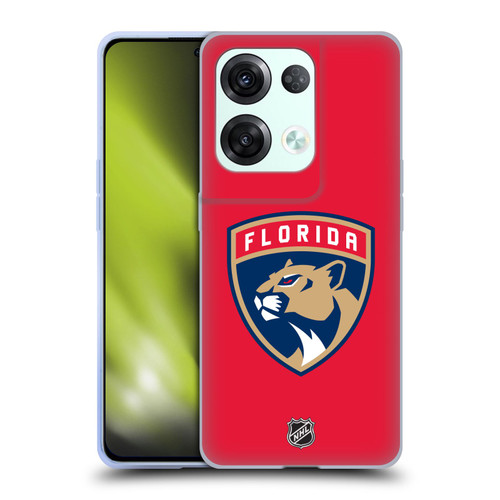NHL Florida Panthers Plain Soft Gel Case for OPPO Reno8 Pro
