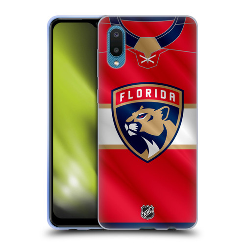 NHL Florida Panthers Jersey Soft Gel Case for Samsung Galaxy A02/M02 (2021)