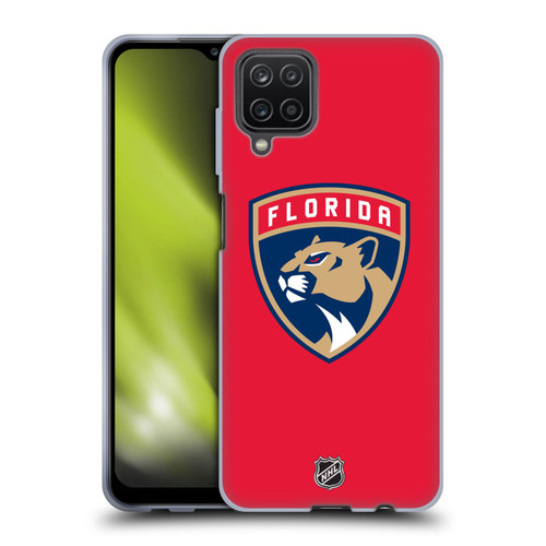 NHL Florida Panthers Plain Soft Gel Case for Samsung Galaxy A12 (2020)