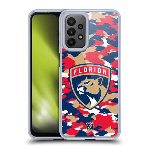 NHL Florida Panthers Camouflage Soft Gel Case for Samsung Galaxy A23 / 5G (2022)