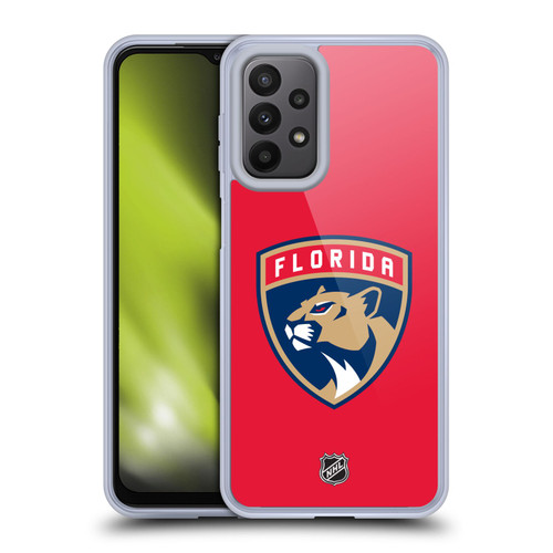 NHL Florida Panthers Plain Soft Gel Case for Samsung Galaxy A23 / 5G (2022)