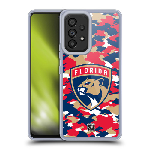 NHL Florida Panthers Camouflage Soft Gel Case for Samsung Galaxy A53 5G (2022)