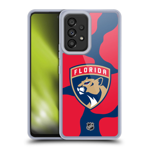 NHL Florida Panthers Cow Pattern Soft Gel Case for Samsung Galaxy A53 5G (2022)