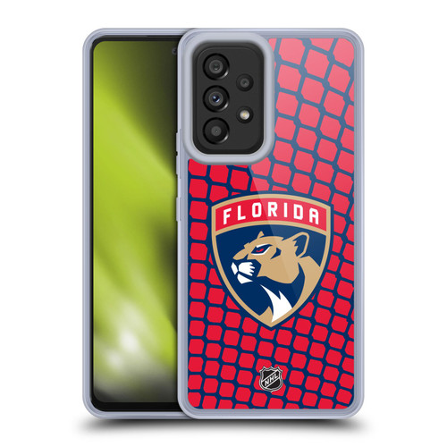 NHL Florida Panthers Net Pattern Soft Gel Case for Samsung Galaxy A53 5G (2022)