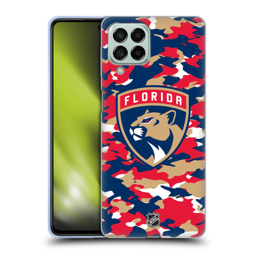 NHL Florida Panthers Camouflage Soft Gel Case for Samsung Galaxy M53 (2022)