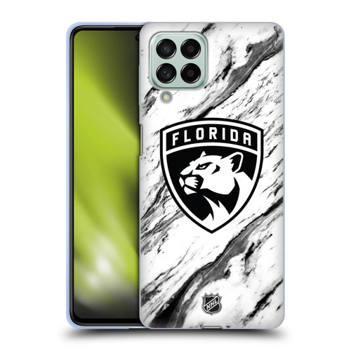NHL Florida Panthers Marble Soft Gel Case for Samsung Galaxy M53 (2022)