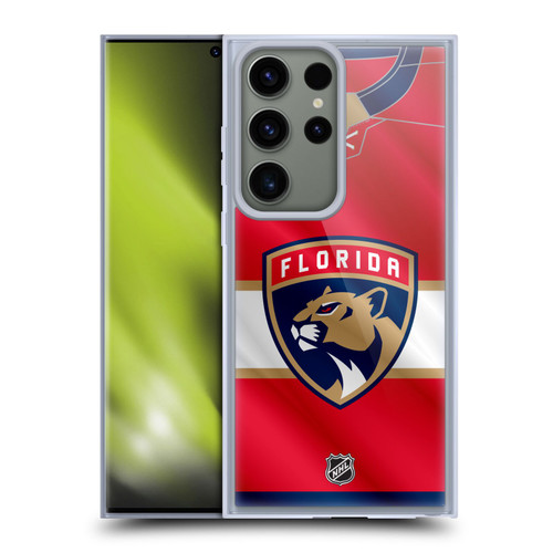 NHL Florida Panthers Jersey Soft Gel Case for Samsung Galaxy S23 Ultra 5G