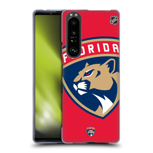 NHL Florida Panthers Oversized Soft Gel Case for Sony Xperia 1 III