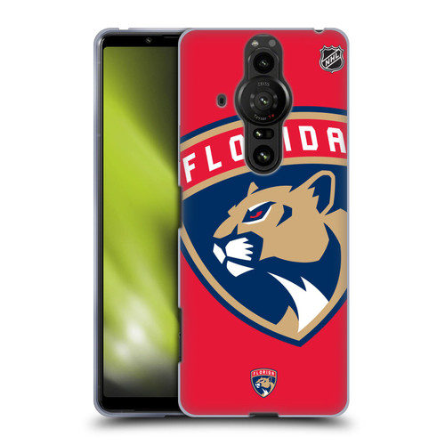 NHL Florida Panthers Oversized Soft Gel Case for Sony Xperia Pro-I