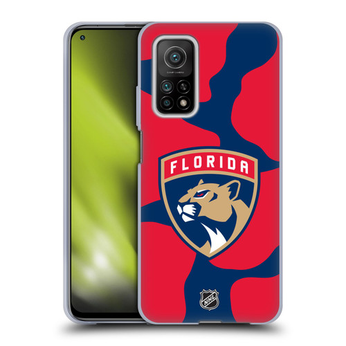 NHL Florida Panthers Cow Pattern Soft Gel Case for Xiaomi Mi 10T 5G