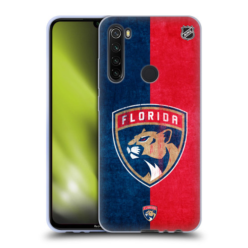 NHL Florida Panthers Half Distressed Soft Gel Case for Xiaomi Redmi Note 8T