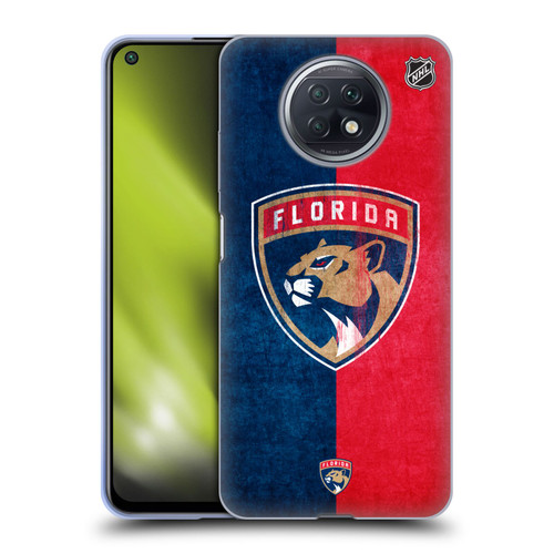 NHL Florida Panthers Half Distressed Soft Gel Case for Xiaomi Redmi Note 9T 5G