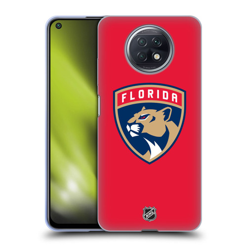 NHL Florida Panthers Plain Soft Gel Case for Xiaomi Redmi Note 9T 5G