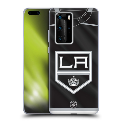 NHL Los Angeles Kings Jersey Soft Gel Case for Huawei P40 Pro / P40 Pro Plus 5G