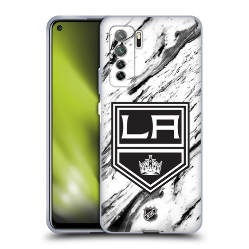 NHL Los Angeles Kings Marble Soft Gel Case for Huawei Nova 7 SE/P40 Lite 5G