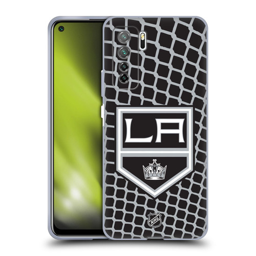 NHL Los Angeles Kings Net Pattern Soft Gel Case for Huawei Nova 7 SE/P40 Lite 5G