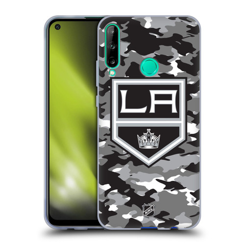 NHL Los Angeles Kings Camouflage Soft Gel Case for Huawei P40 lite E