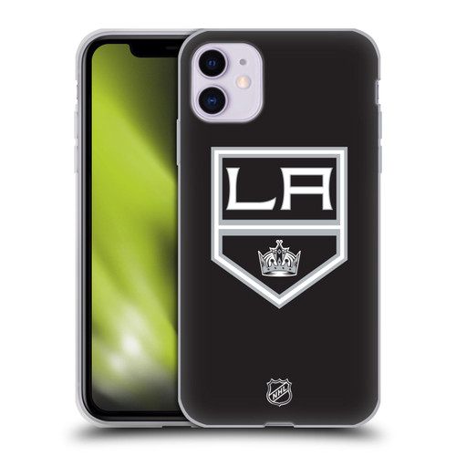 NHL Los Angeles Kings Plain Soft Gel Case for Apple iPhone 11