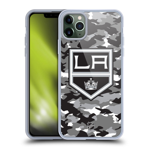 NHL Los Angeles Kings Camouflage Soft Gel Case for Apple iPhone 11 Pro Max