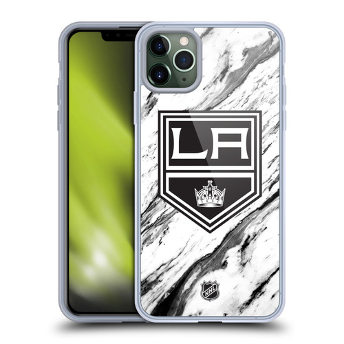 NHL Los Angeles Kings Marble Soft Gel Case for Apple iPhone 11 Pro Max