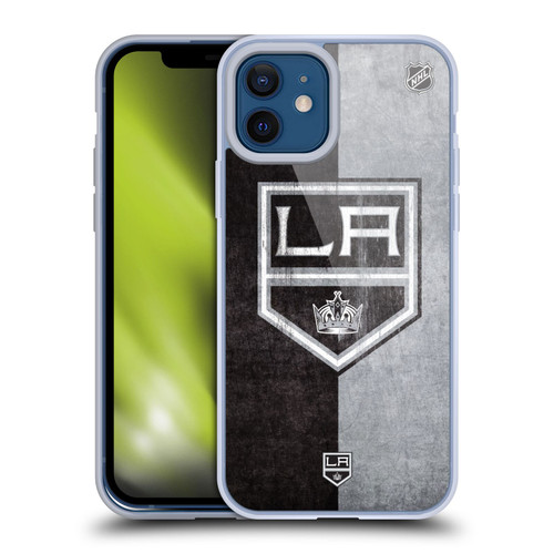 NHL Los Angeles Kings Half Distressed Soft Gel Case for Apple iPhone 12 / iPhone 12 Pro