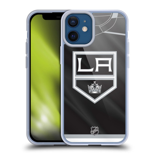 NHL Los Angeles Kings Jersey Soft Gel Case for Apple iPhone 12 Mini