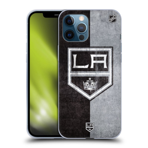 NHL Los Angeles Kings Half Distressed Soft Gel Case for Apple iPhone 12 Pro Max
