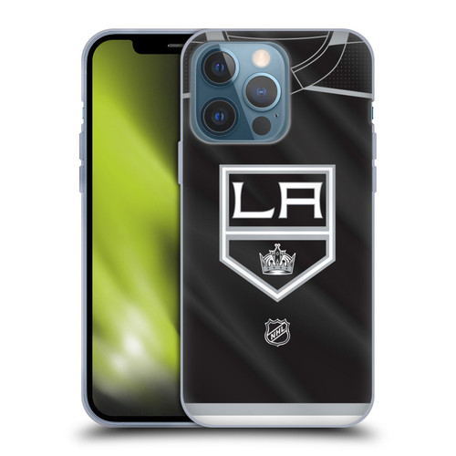 NHL Los Angeles Kings Jersey Soft Gel Case for Apple iPhone 13 Pro