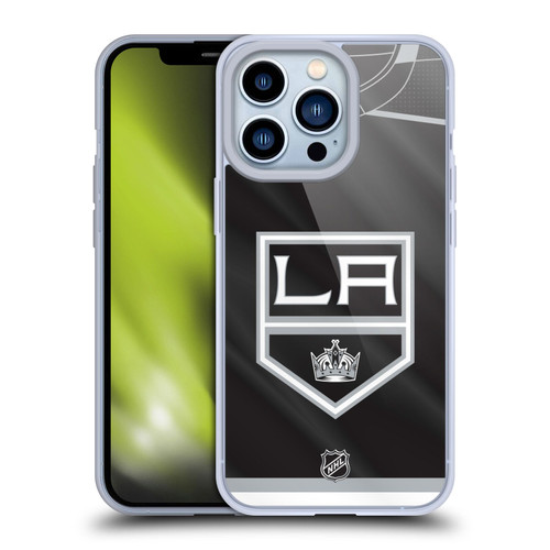NHL Los Angeles Kings Jersey Soft Gel Case for Apple iPhone 13 Pro