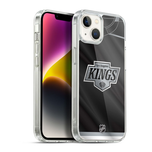 NHL Los Angeles Kings Jersey Soft Gel Case for Apple iPhone 14 Plus