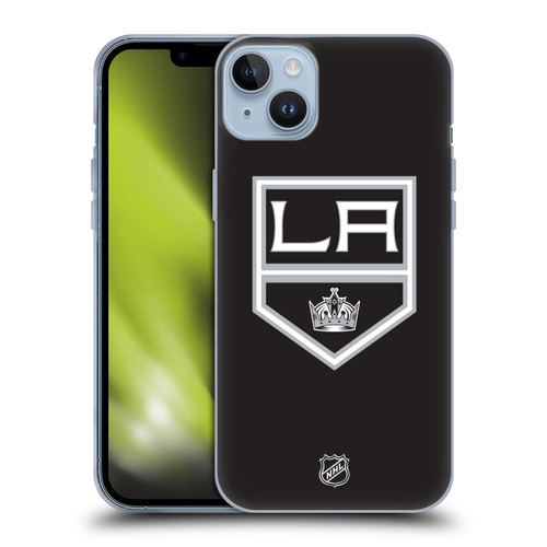 NHL Los Angeles Kings Plain Soft Gel Case for Apple iPhone 14 Plus