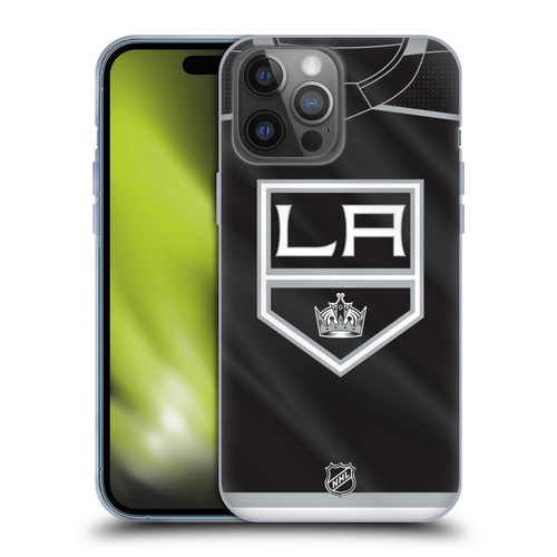 NHL Los Angeles Kings Jersey Soft Gel Case for Apple iPhone 14 Pro Max