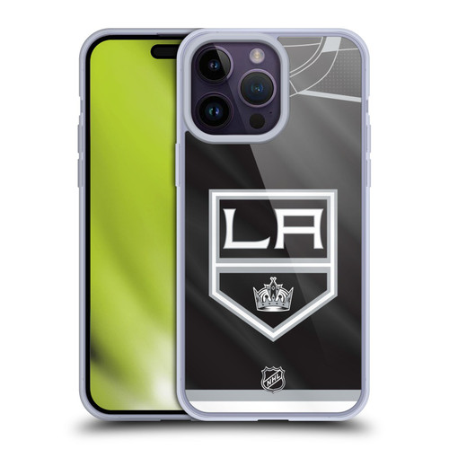 NHL Los Angeles Kings Jersey Soft Gel Case for Apple iPhone 14 Pro Max