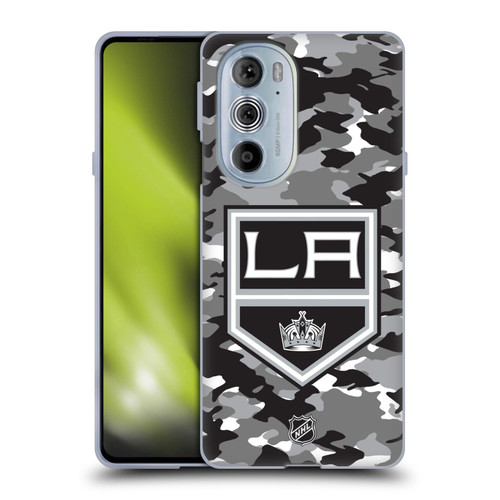 NHL Los Angeles Kings Camouflage Soft Gel Case for Motorola Edge X30