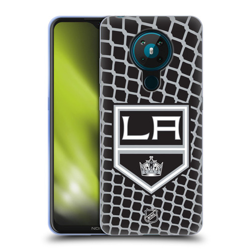 NHL Los Angeles Kings Net Pattern Soft Gel Case for Nokia 5.3