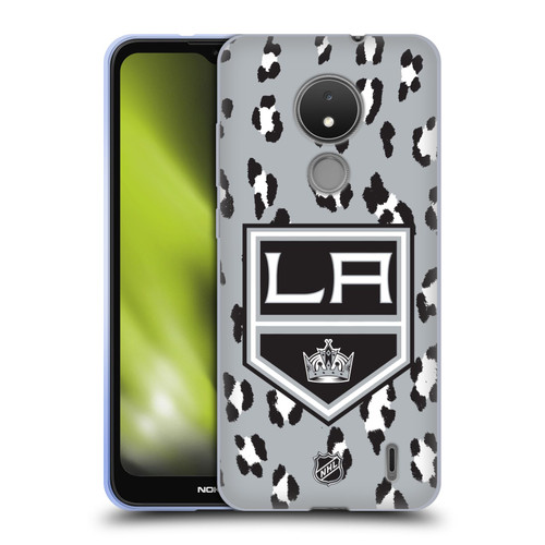 NHL Los Angeles Kings Leopard Patten Soft Gel Case for Nokia C21