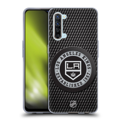 NHL Los Angeles Kings Puck Texture Soft Gel Case for OPPO Find X2 Lite 5G