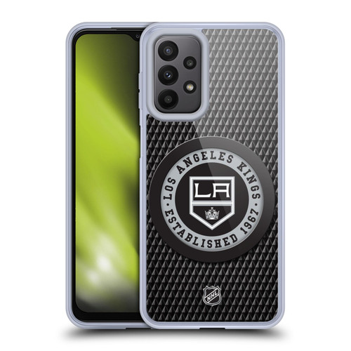 NHL Los Angeles Kings Puck Texture Soft Gel Case for Samsung Galaxy A23 / 5G (2022)