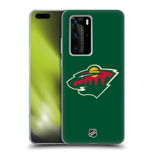 NHL Minnesota Wild Plain Soft Gel Case for Huawei P40 Pro / P40 Pro Plus 5G