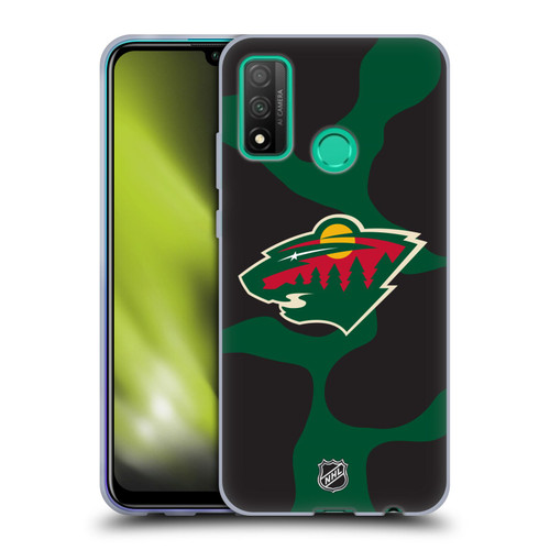 NHL Minnesota Wild Cow Pattern Soft Gel Case for Huawei P Smart (2020)