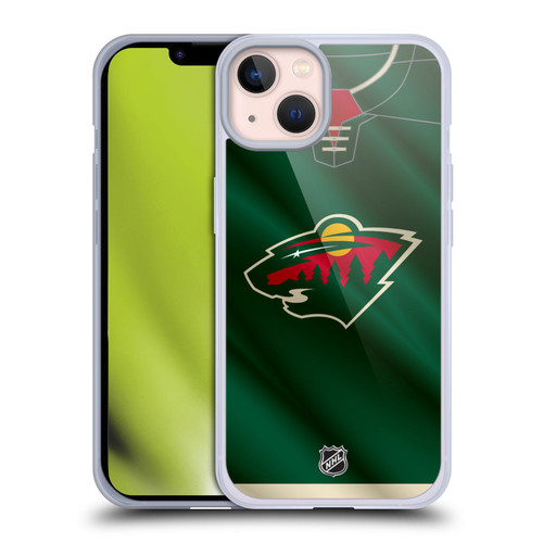 NHL Minnesota Wild Jersey Soft Gel Case for Apple iPhone 13