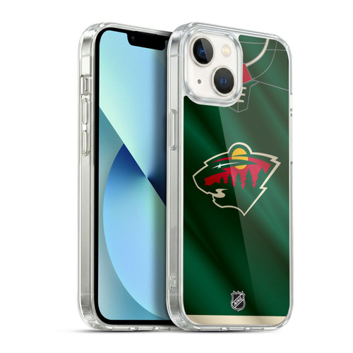 NHL Minnesota Wild Jersey Soft Gel Case for Apple iPhone 13