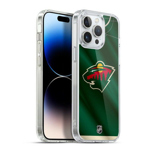 NHL Minnesota Wild Jersey Soft Gel Case for Apple iPhone 13 Pro Max