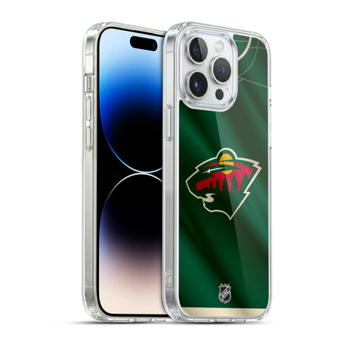 NHL Minnesota Wild Jersey Soft Gel Case for Apple iPhone 14 Pro Max