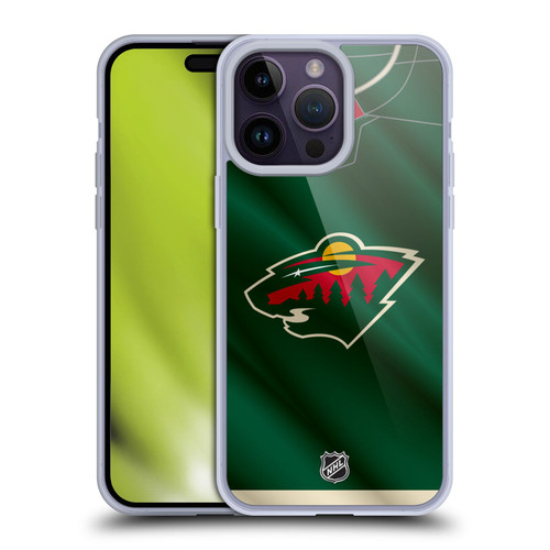 NHL Minnesota Wild Jersey Soft Gel Case for Apple iPhone 14 Pro Max